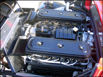 Boxer engine in car